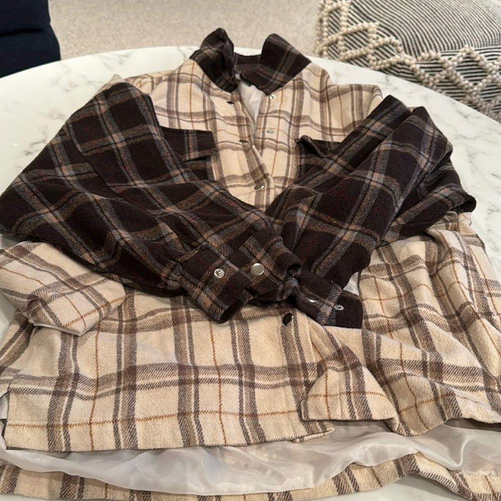 Princess Polly Flannel Top